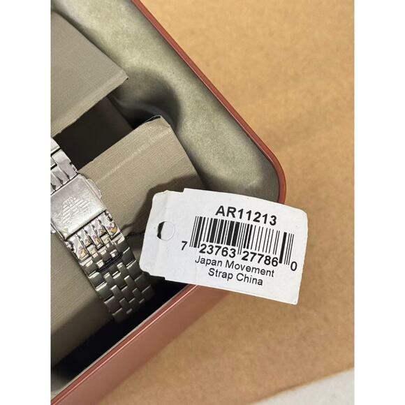 Emporio Armani AR11213 Women's Watch Modern Slim Silver Dial - Picture 5 of 5